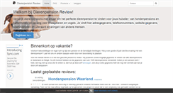 Desktop Screenshot of dierenpensionreview.nl
