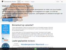 Tablet Screenshot of dierenpensionreview.nl